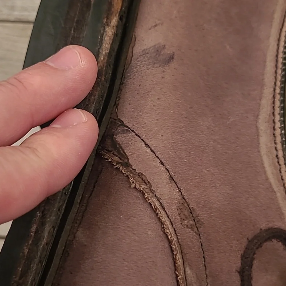 ALLEN EDMONDS Surrey Grey Brown Leather Sz 10 D Blucher‎ Lace Up Mens Shoes